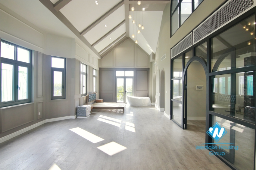 Brand new villa for rent in Vinhome Harmony.